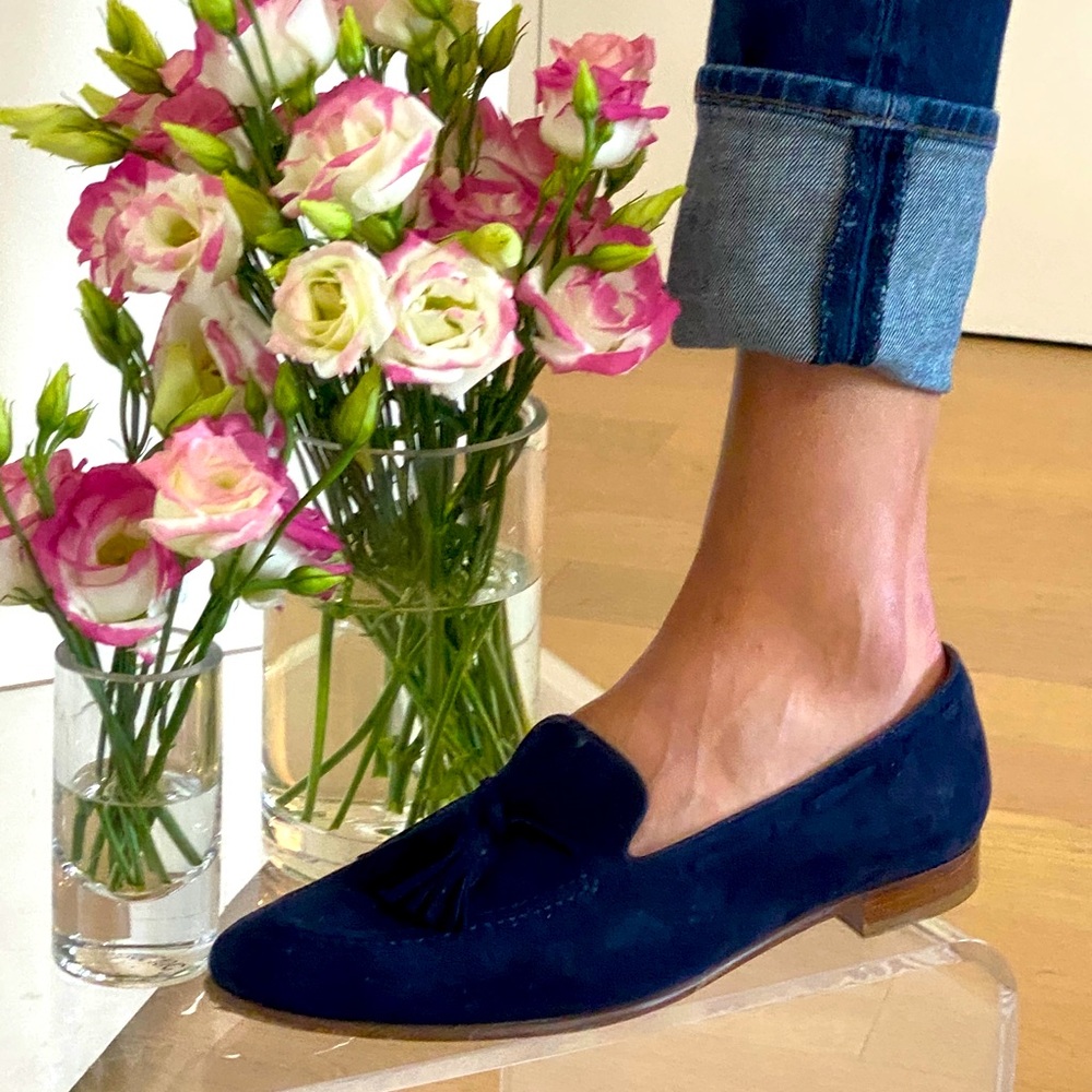 Ralph Lauren Suede Tassel Flat
